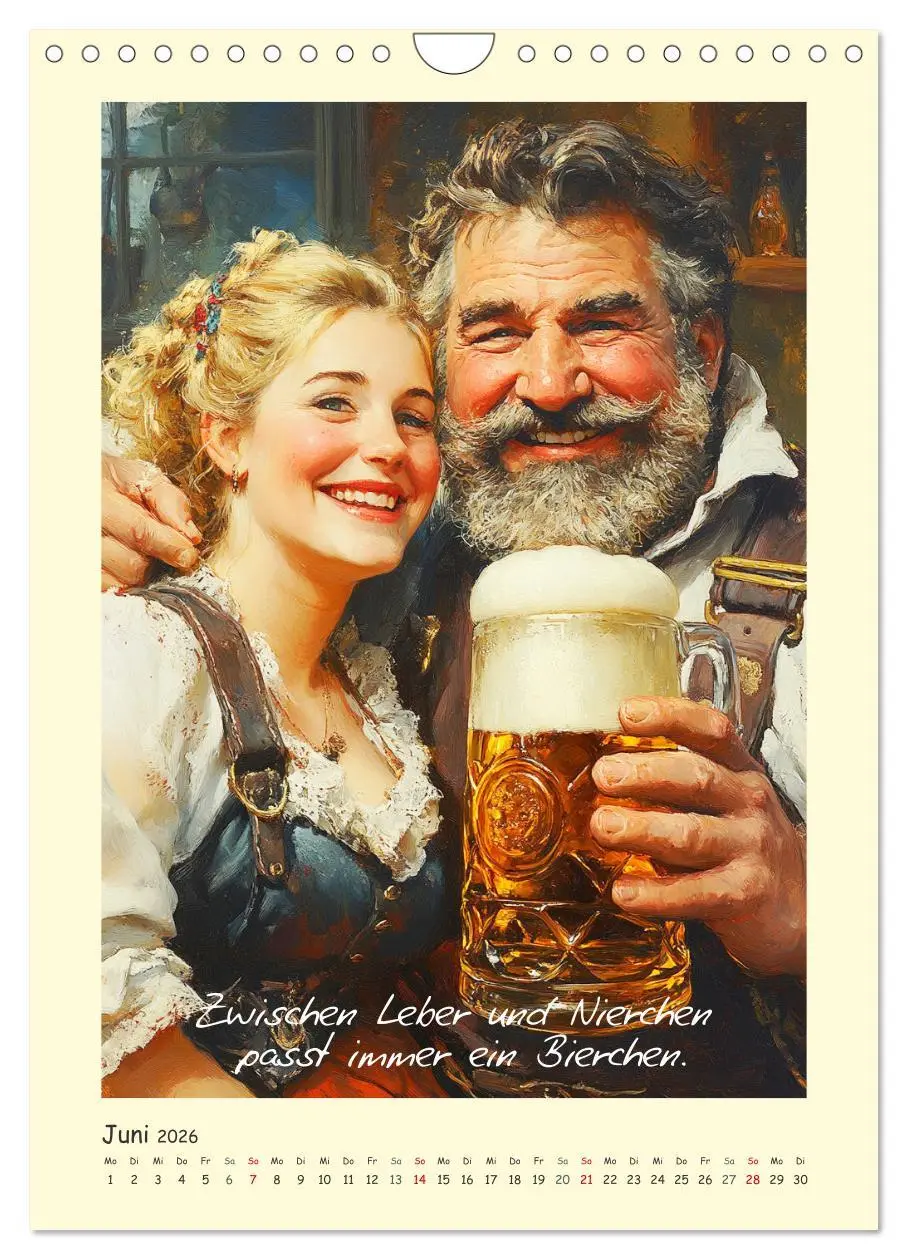 Bild: 9783516247749 | Bier, Bäuche, Sprüche. Spaß mit Hopfen und Malz (Wandkalender 2026...