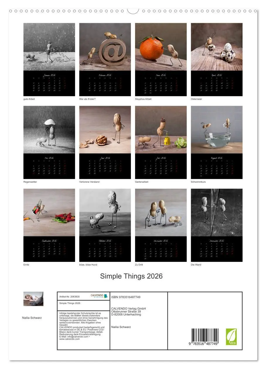 Bild: 9783516487749 | Simple Things 2026 (hochwertiger Premium Wandkalender 2026 DIN A2...