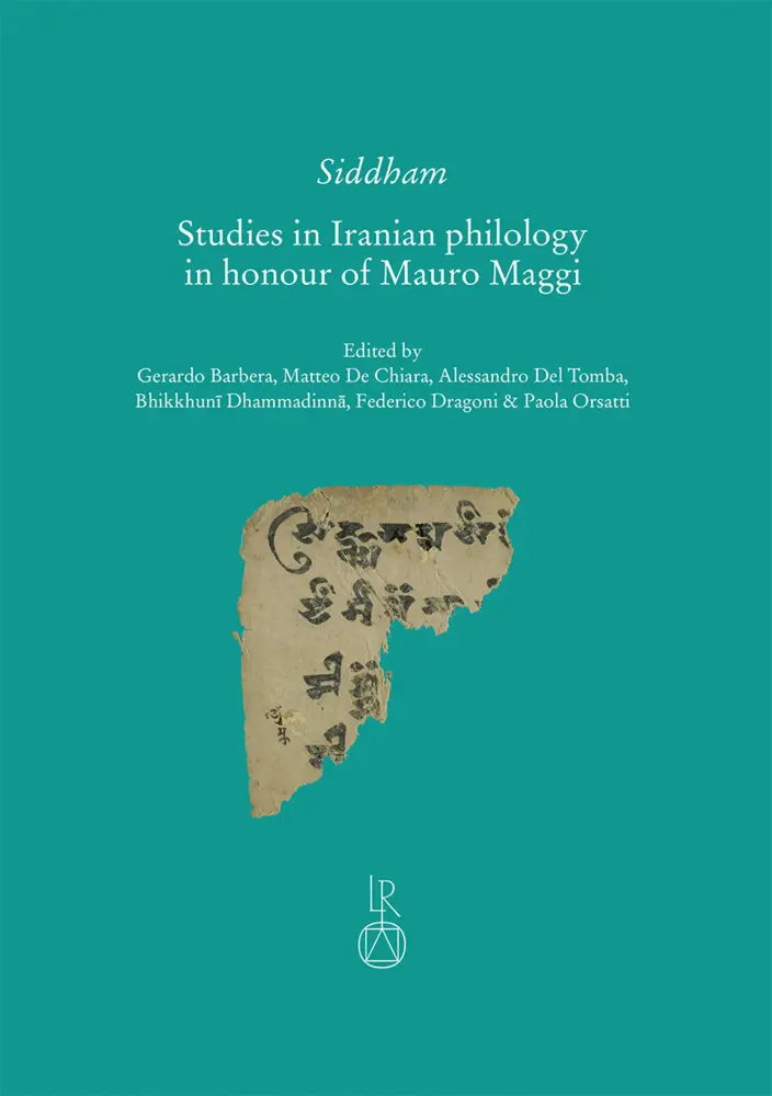 Cover: 9783752007749 | Siddham | Studies in Iranian philology in honour of Mauro Maggi | Buch
