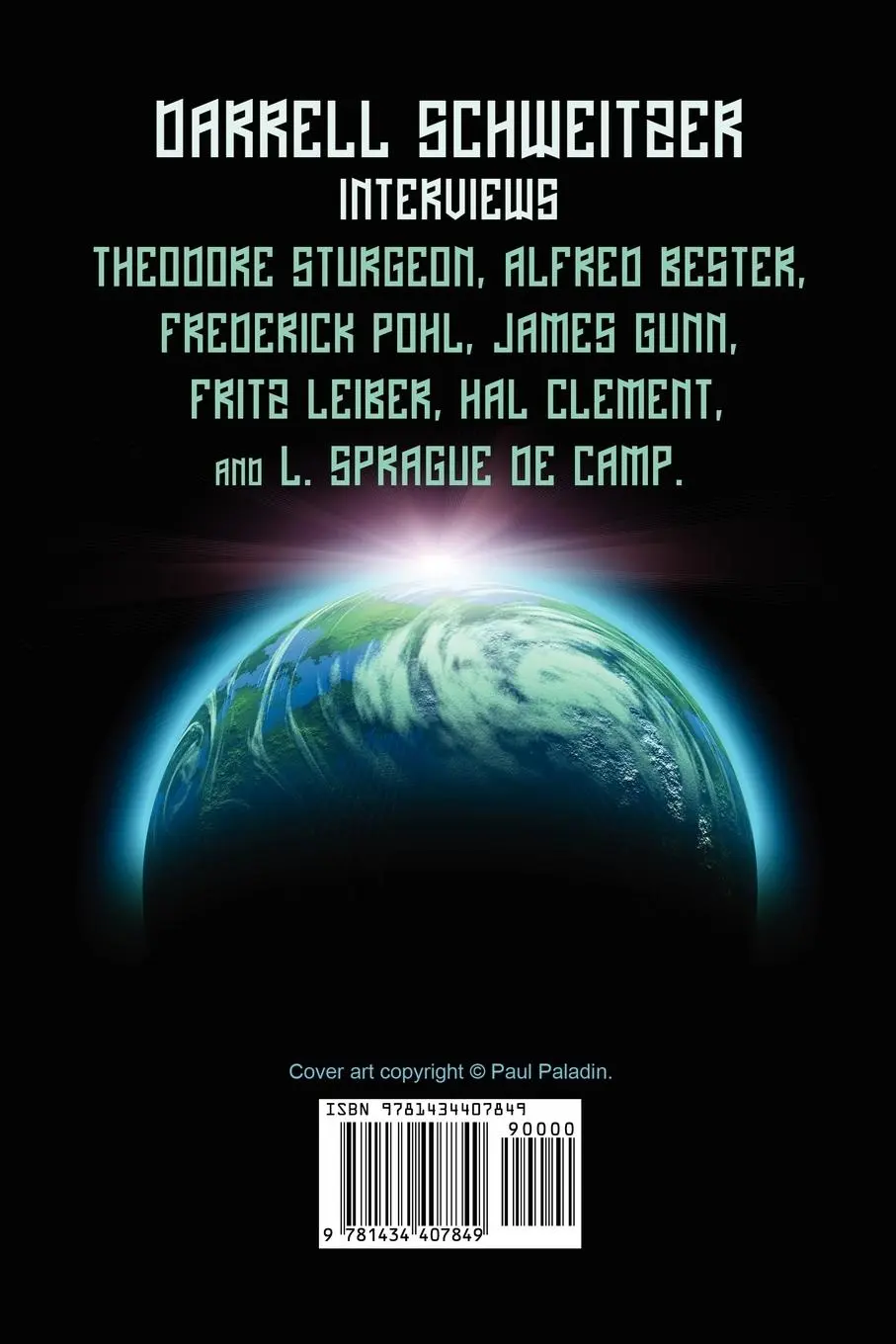 Rückseite: 9781434407849 | Science Fiction Voices #1 | Darrell Schweitzer | Taschenbuch | 2009