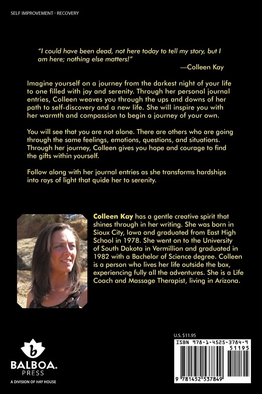 Rückseite: 9781452537849 | Journey to Serenity | A Personal Path to Self-Discovery | Colleen Kay