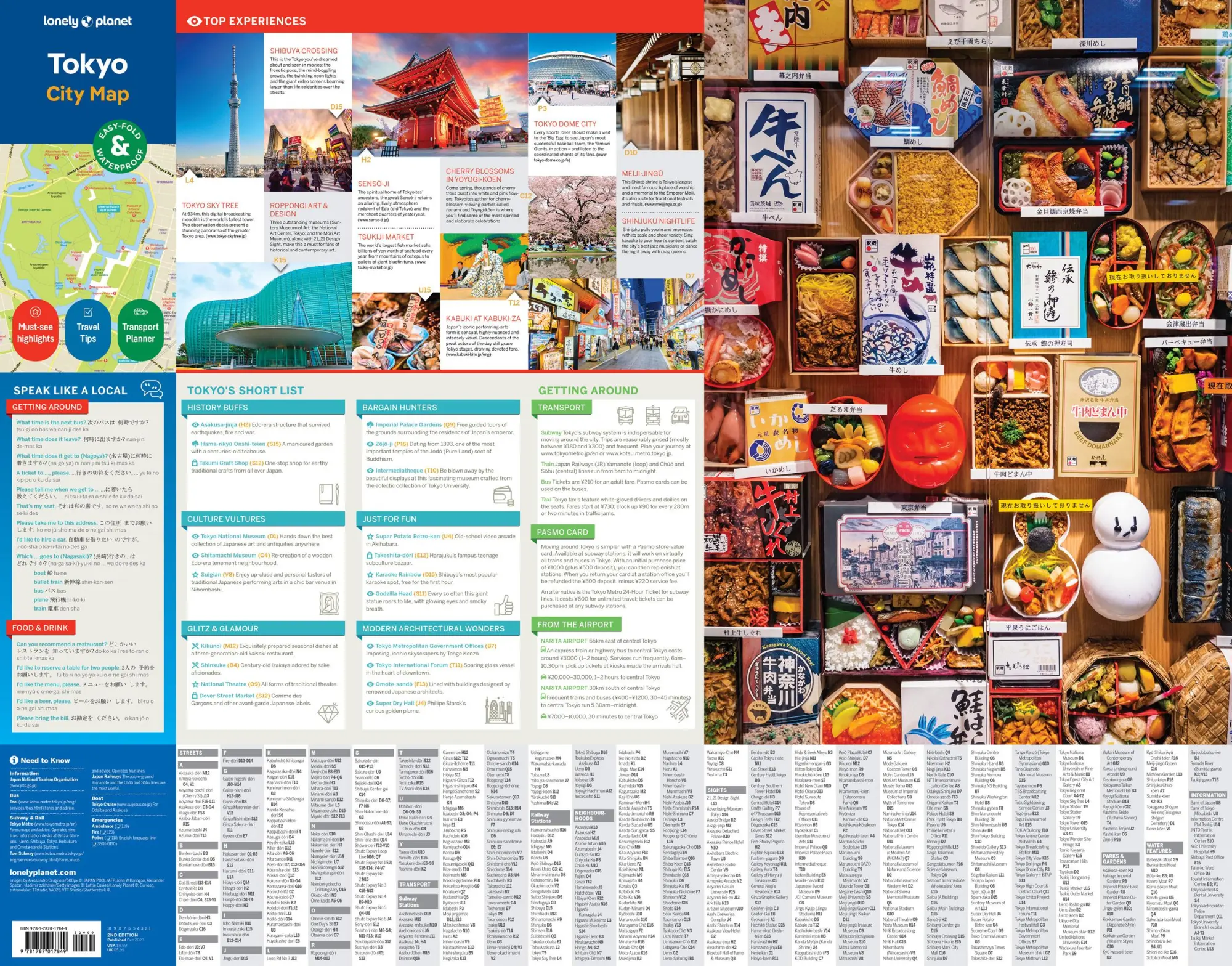 Bild: 9781787017849 | Lonely Planet Tokyo City Map | Lonely Planet | (Land-)Karte | Englisch