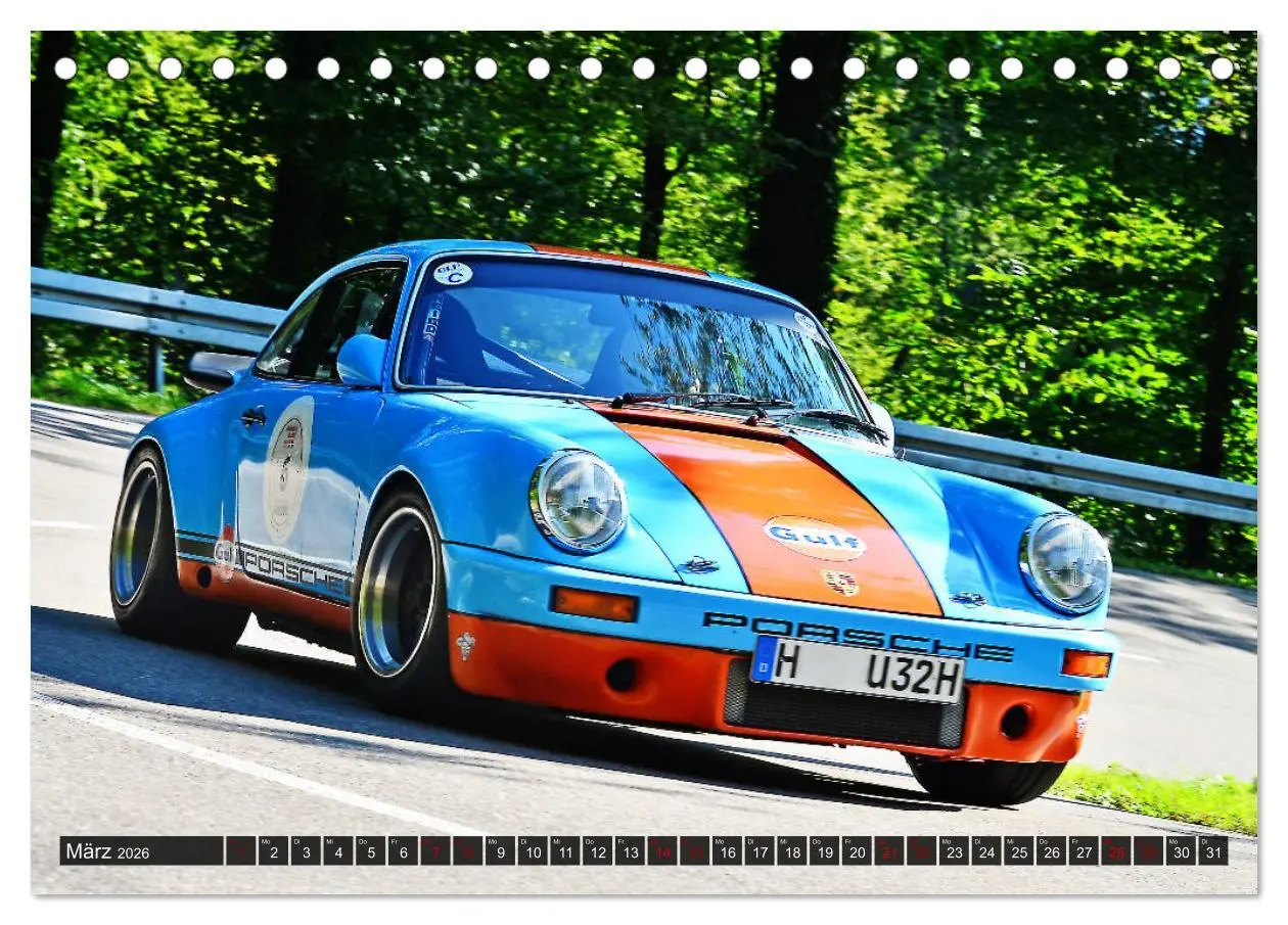 Bild: 9783457837849 | Porsche Oldtimer - EGGBERG KLASSIK - Der Berg ruft (Tischkalender...