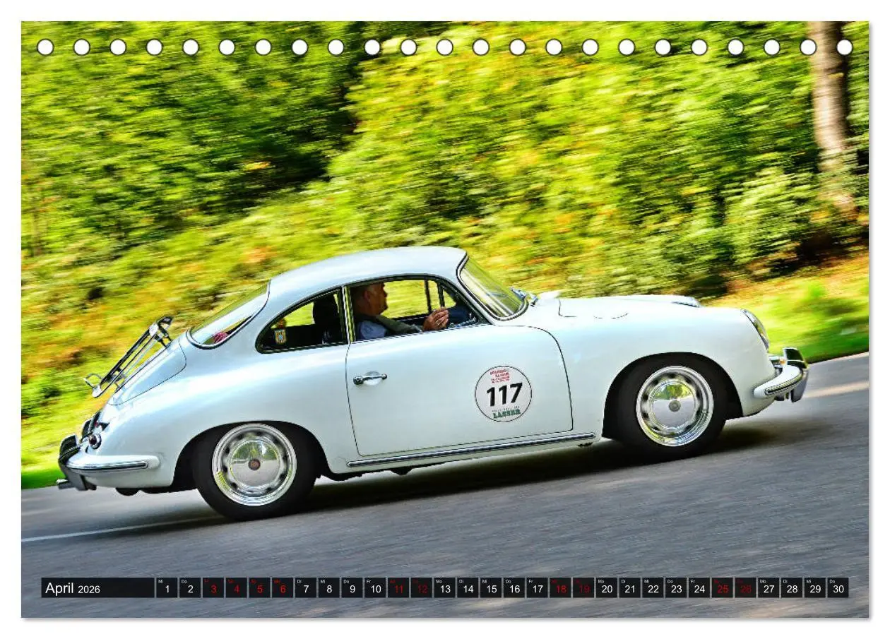 Bild: 9783457837849 | Porsche Oldtimer - EGGBERG KLASSIK - Der Berg ruft (Tischkalender...