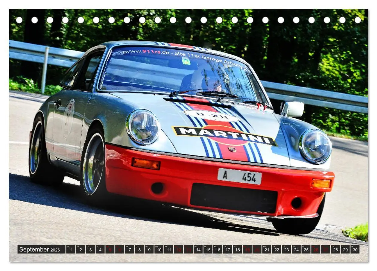 Bild: 9783457837849 | Porsche Oldtimer - EGGBERG KLASSIK - Der Berg ruft (Tischkalender...