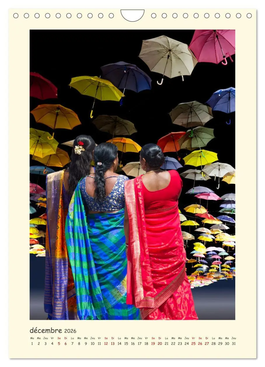 Bild: 9783516547849 | INDE pays aux couleurs éblouissantes (Calendrier mural 2026 DIN A4...