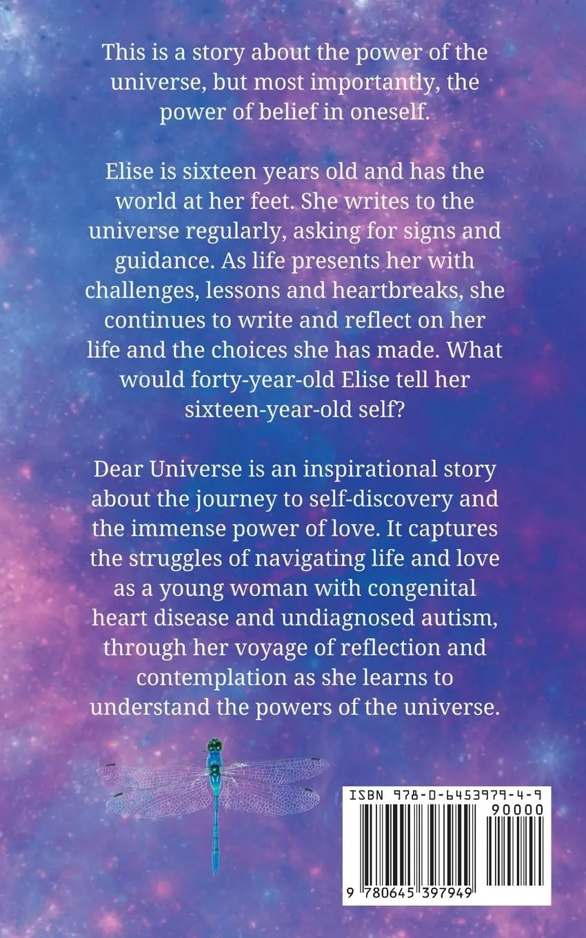 Rückseite: 9780645397949 | Dear Universe | Lisa van der Wielen | Taschenbuch | Englisch | 2023