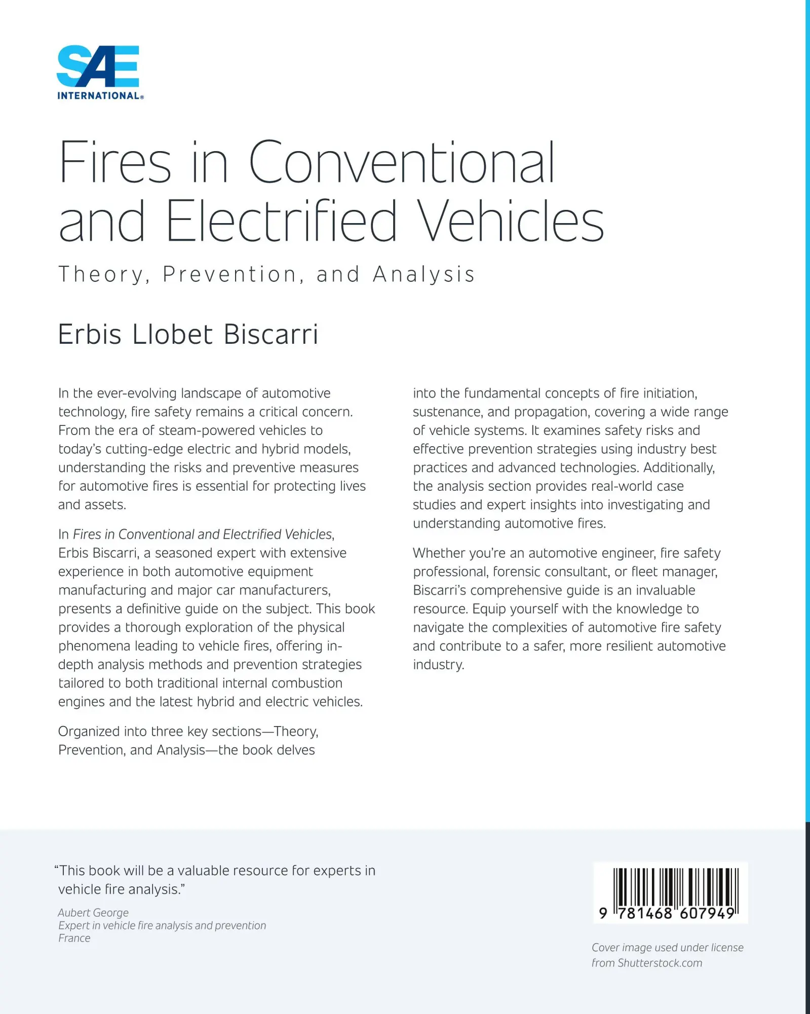 Rückseite: 9781468607949 | Fires in Conventional and Electrified Vehicles | Erbis Llobet Biscarri