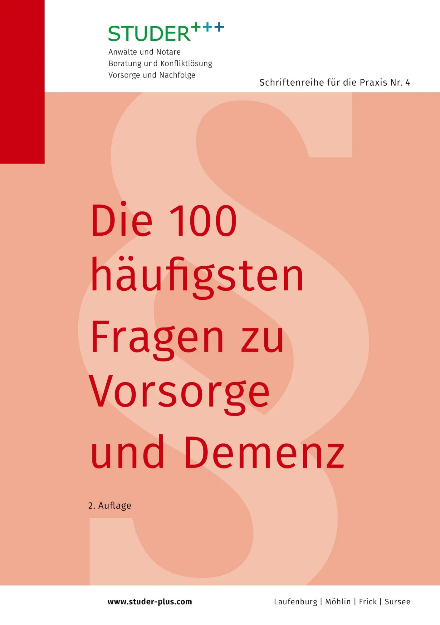 Cover: 9783752607949 | Die 100 häufigsten Fragen zu Vorsorge und Demenz | 2. Auflage | Notare