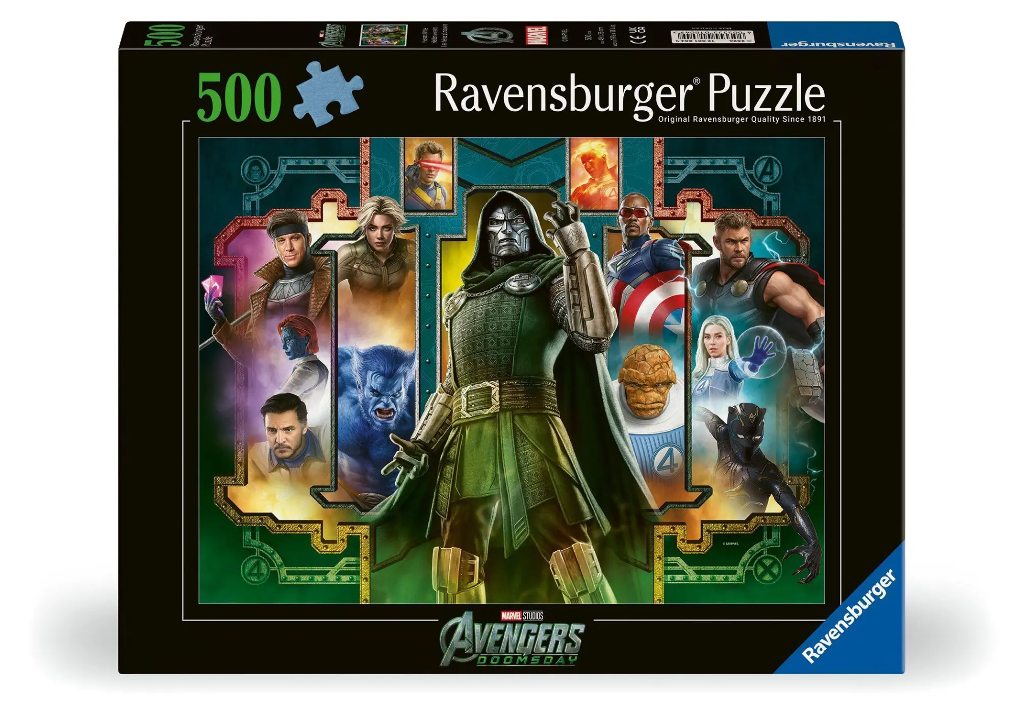 Cover: 4005555018049 | Erwachsenenpuzzle 500 Teile - Marvel Avengers - Doomsday Movie | Spiel