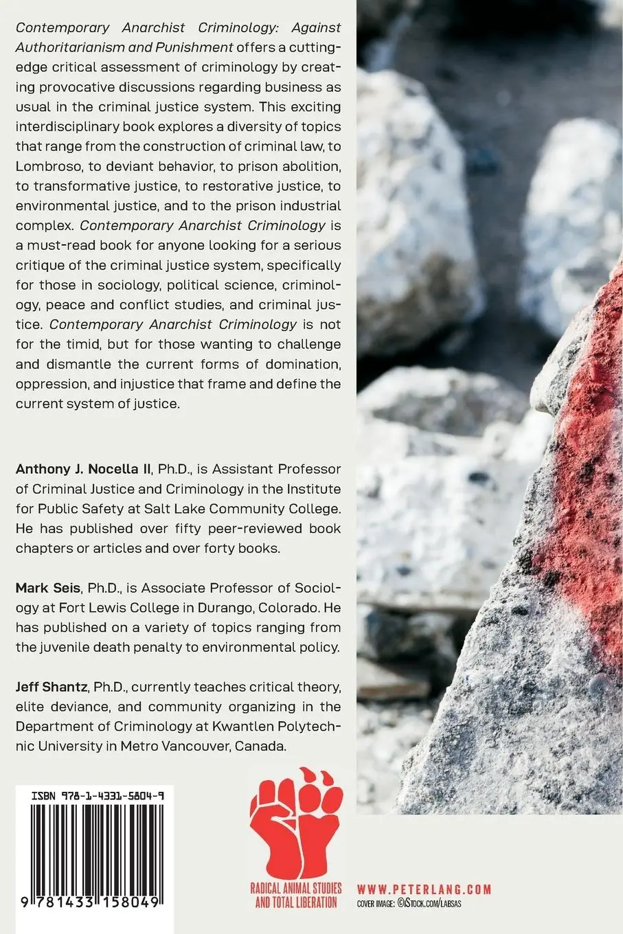 Rückseite: 9781433158049 | Contemporary Anarchist Criminology | Anthony J. Nocella Ii (u. a.)