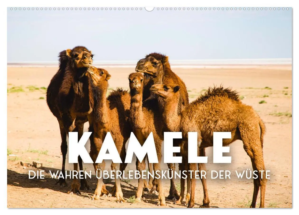 Cover: 9783457578049 | Kamele - die wahren Überlebenskünstler der Wüste. (Wandkalender...