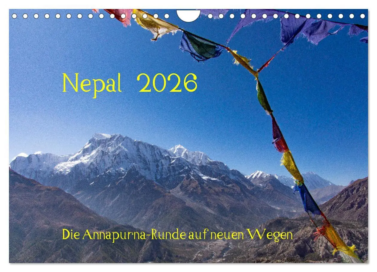 Cover: 9783457718049 | NEPAL - rund um die Annapurna (Wandkalender 2026 DIN A4 quer),...