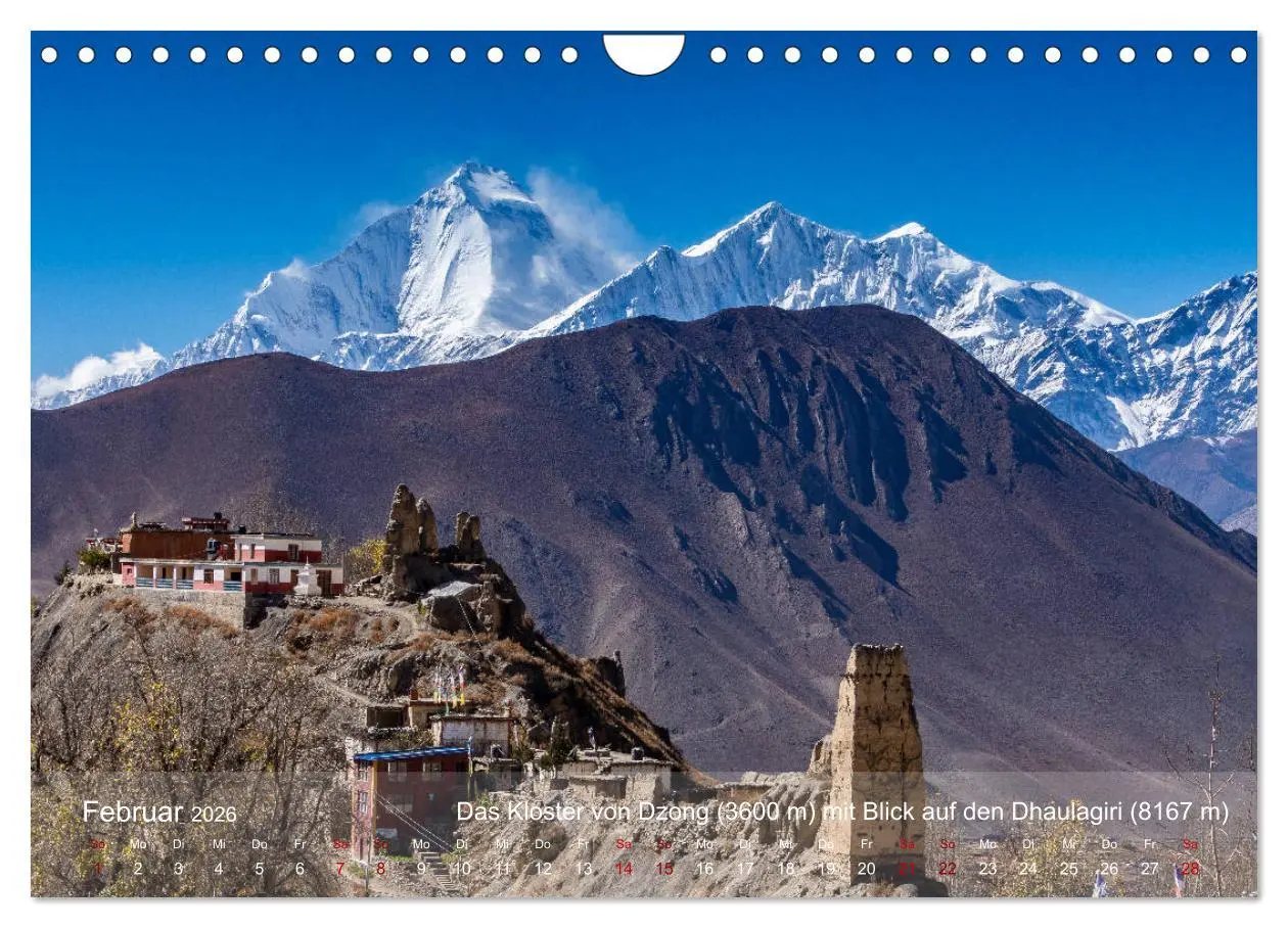 Bild: 9783457718049 | NEPAL - rund um die Annapurna (Wandkalender 2026 DIN A4 quer),...