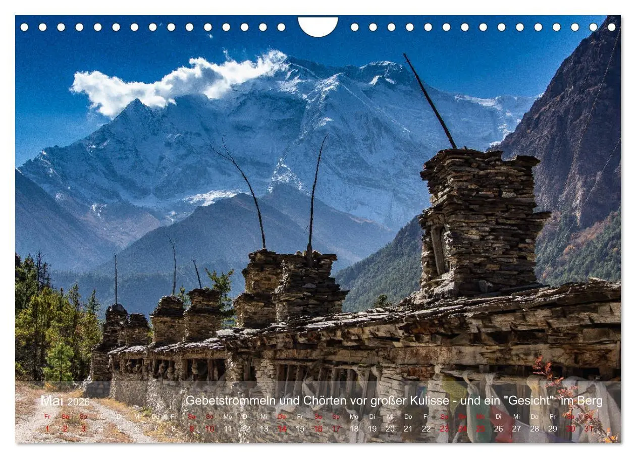 Bild: 9783457718049 | NEPAL - rund um die Annapurna (Wandkalender 2026 DIN A4 quer),...