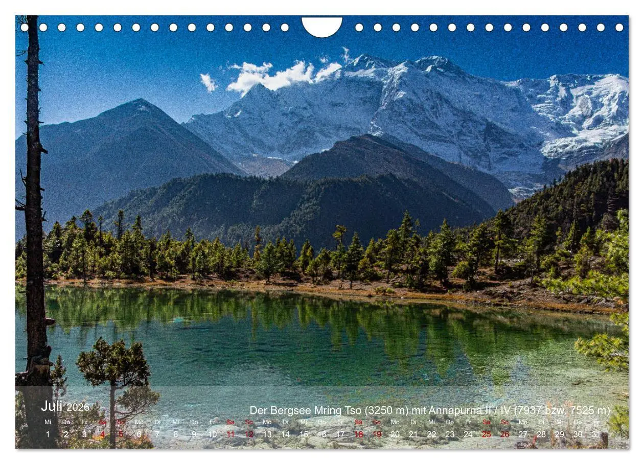 Bild: 9783457718049 | NEPAL - rund um die Annapurna (Wandkalender 2026 DIN A4 quer),...