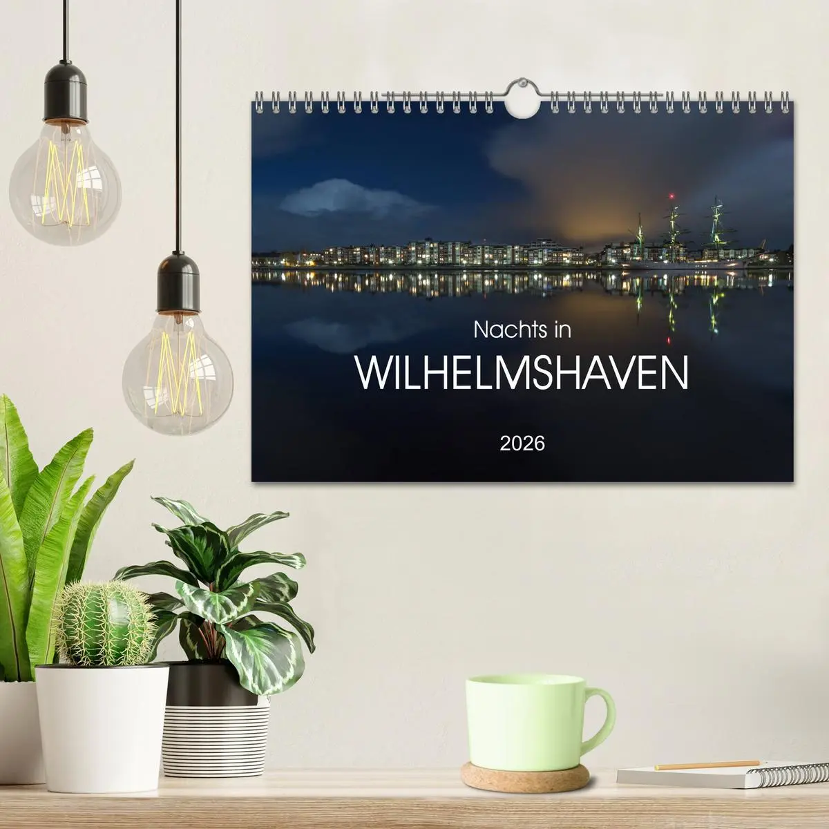Bild: 9783516118049 | Nachts in Wilhelmshaven Edition mit maritimen Motiven (Wandkalender...