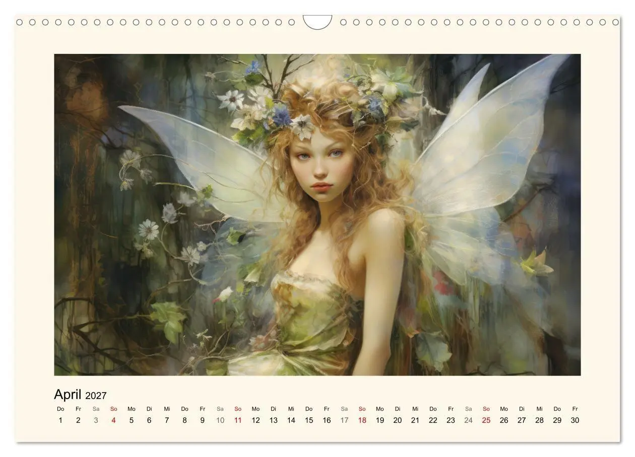 Bild: 9783569208049 | Feenglanz (Wandkalender 2027 DIN A3 quer), CALVENDO Monatskalender