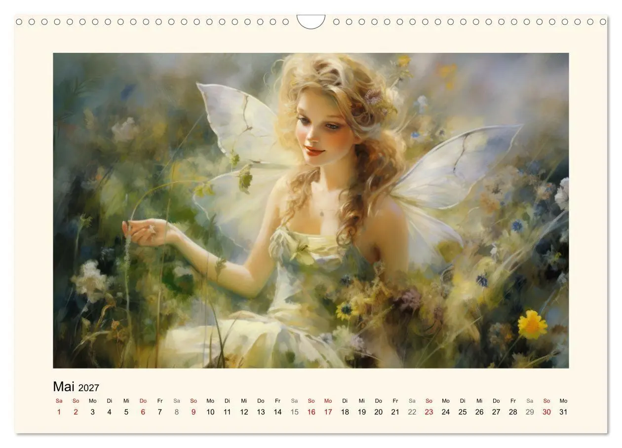 Bild: 9783569208049 | Feenglanz (Wandkalender 2027 DIN A3 quer), CALVENDO Monatskalender