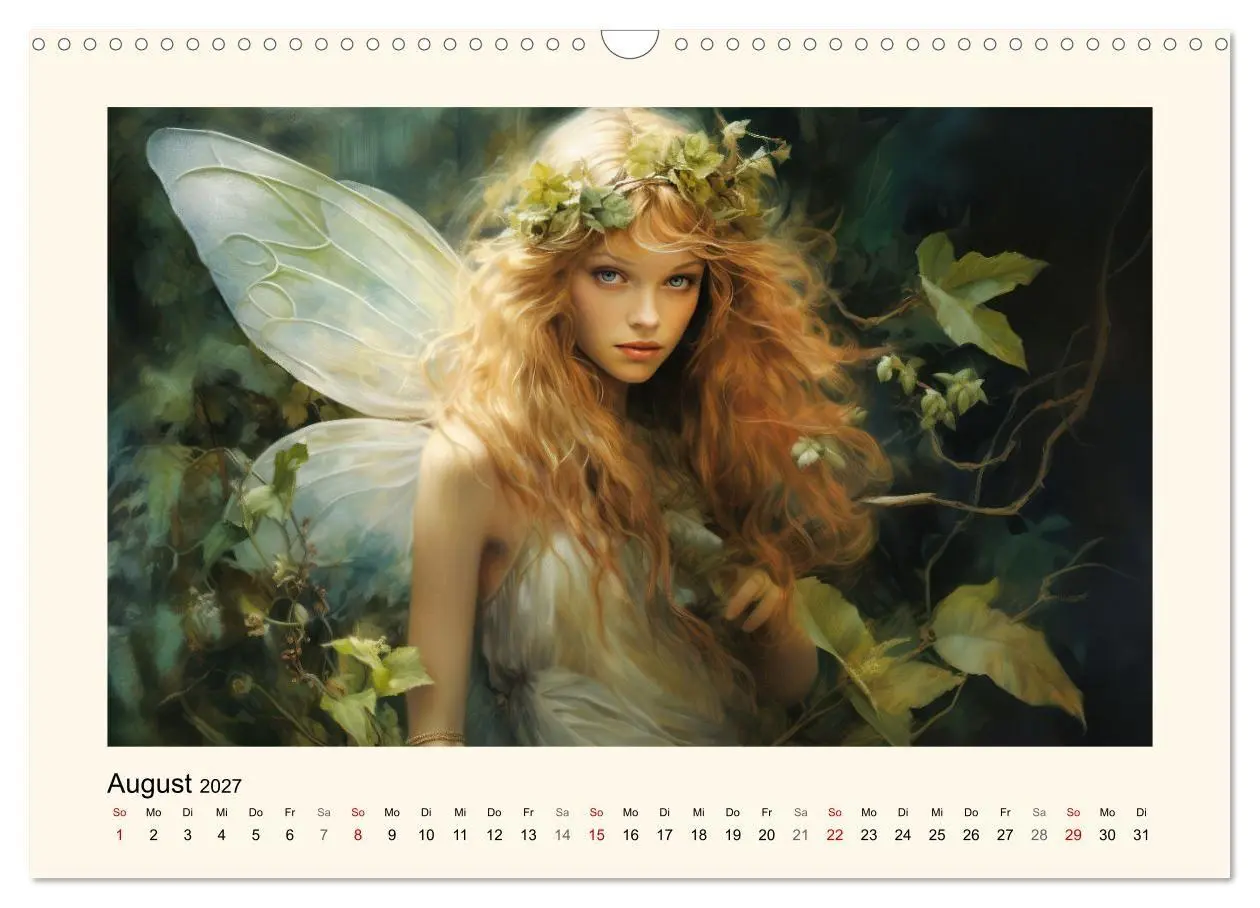 Bild: 9783569208049 | Feenglanz (Wandkalender 2027 DIN A3 quer), CALVENDO Monatskalender