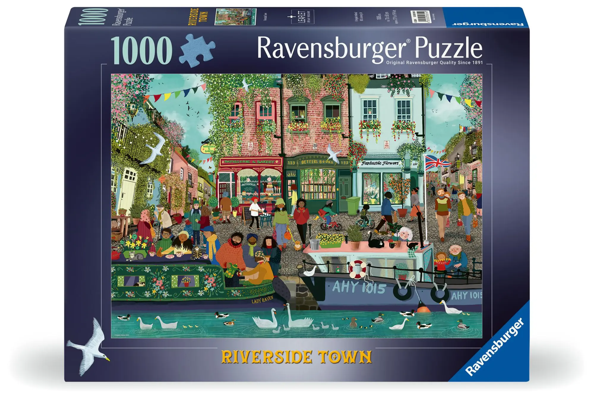Cover: 4005555008149 | Erwachsenenpuzzle 1000 Teile - Stadt am Fluss | Spiel | 12000814