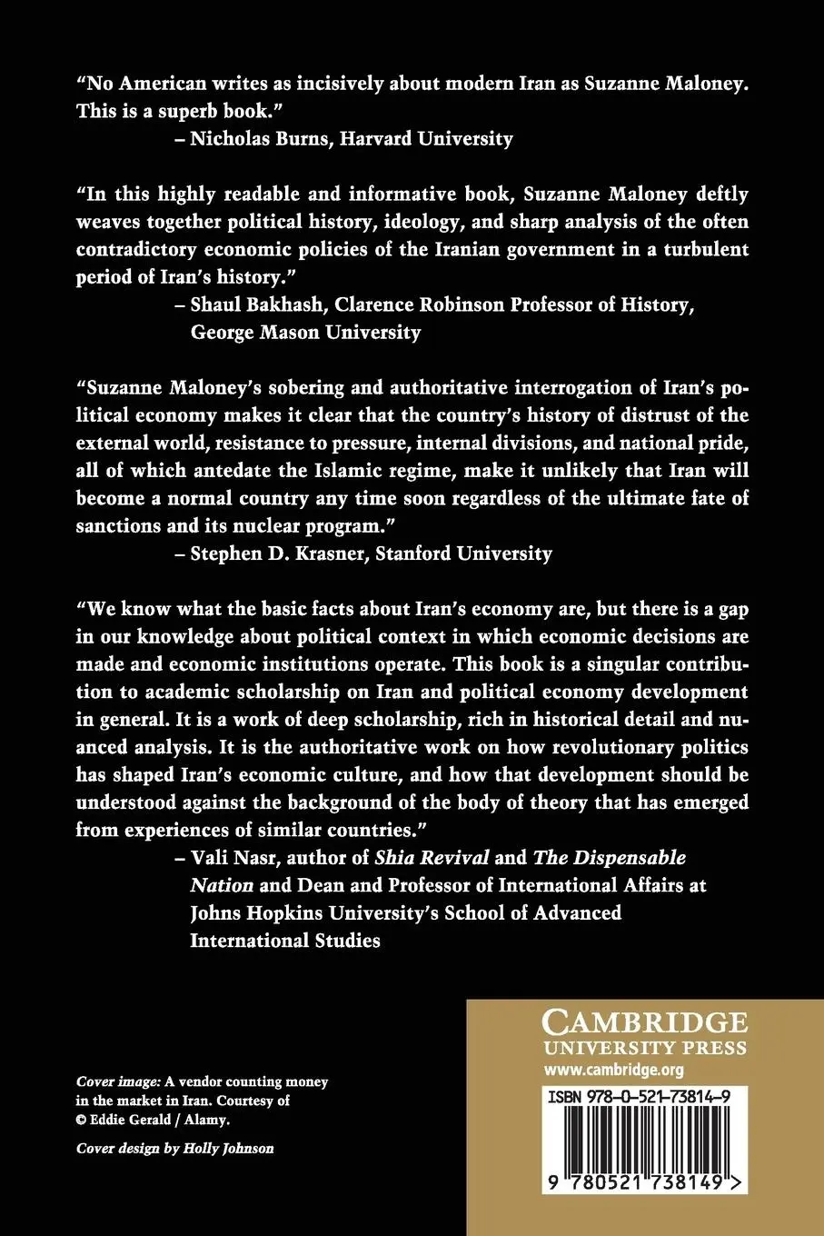 Rückseite: 9780521738149 | Iran's Political Economy since the Revolution | Suzanne Maloney | Buch