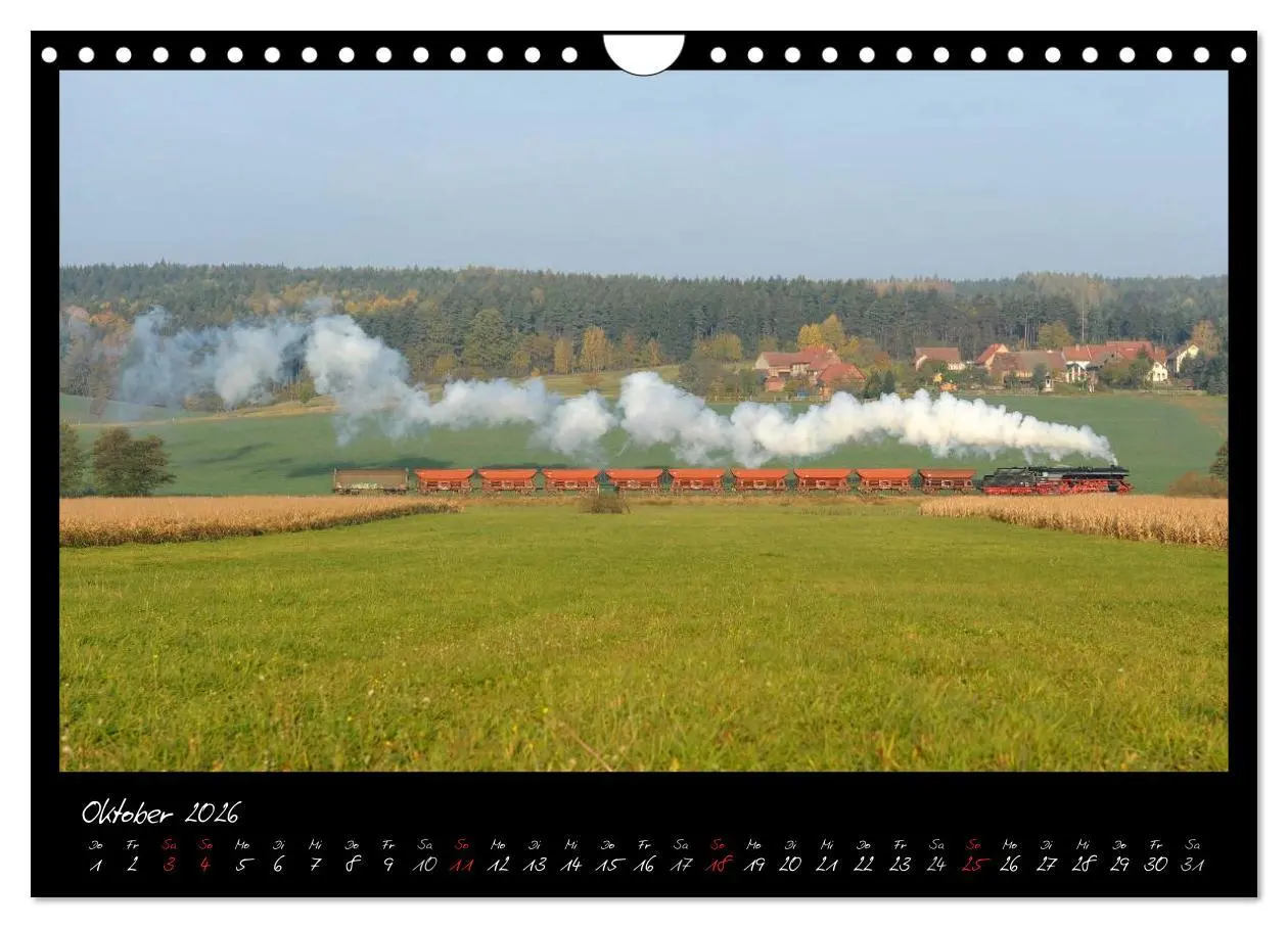 Bild: 9783516038149 | Mit Volldampf durch Mitteleuropa (Wandkalender 2026 DIN A4 quer),...