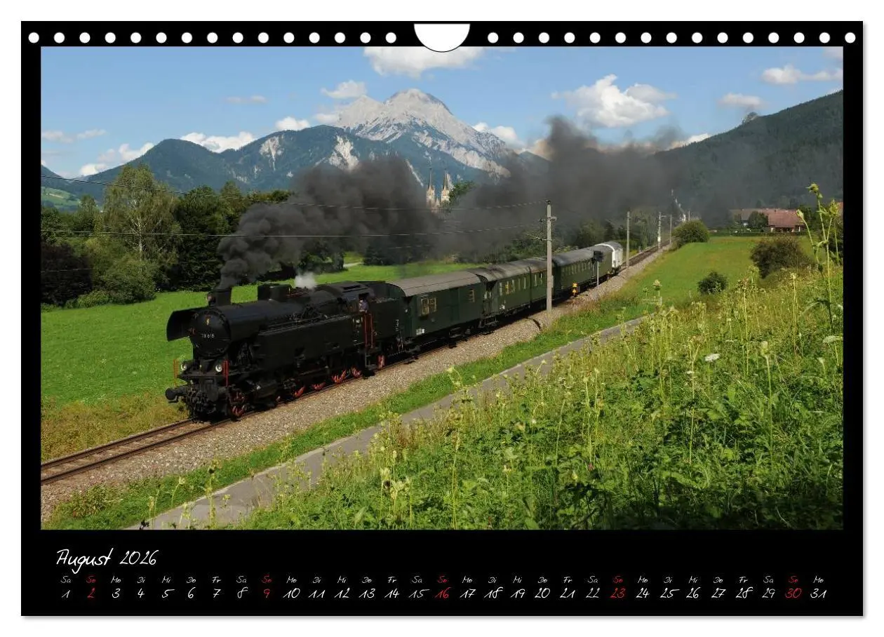 Bild: 9783516038149 | Mit Volldampf durch Mitteleuropa (Wandkalender 2026 DIN A4 quer),...