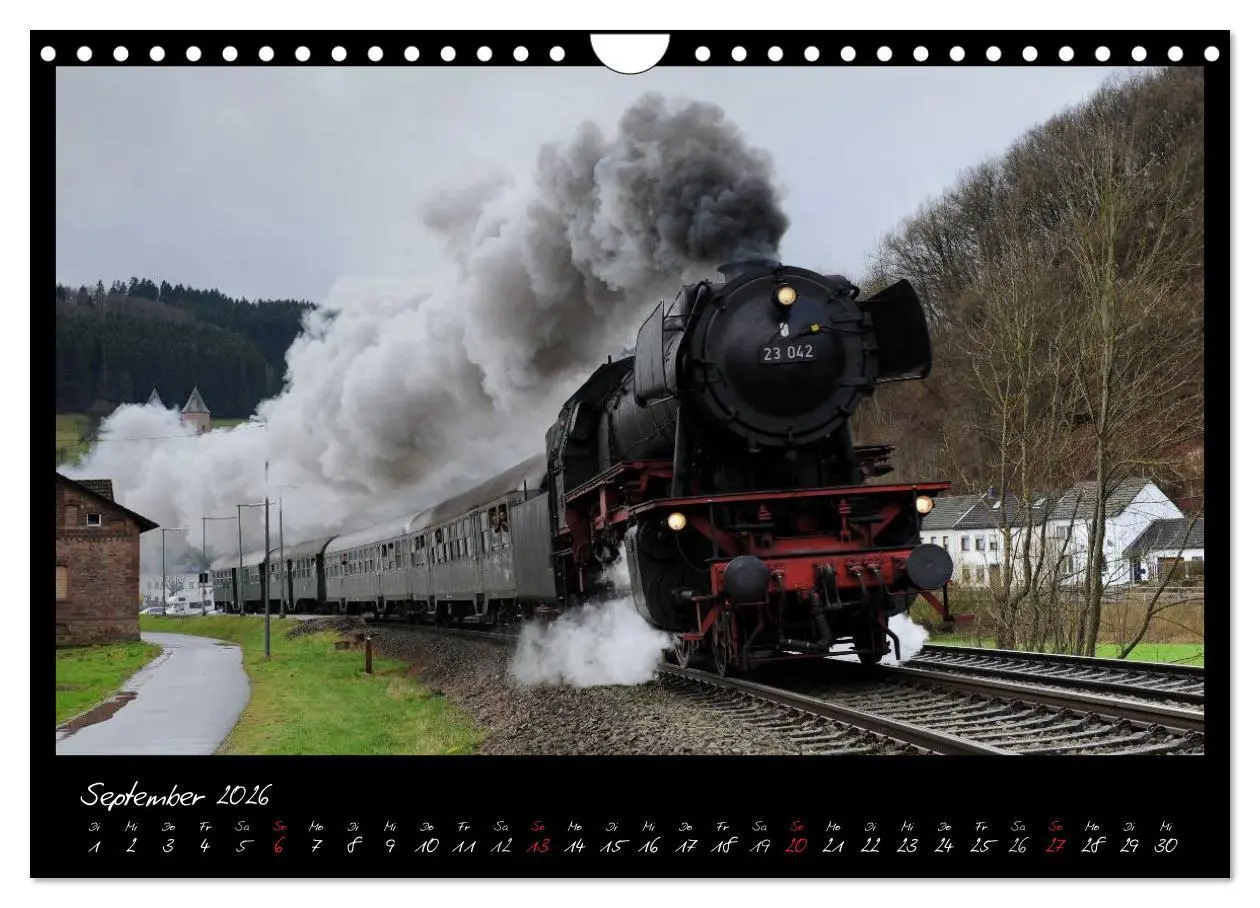 Bild: 9783516038149 | Mit Volldampf durch Mitteleuropa (Wandkalender 2026 DIN A4 quer),...
