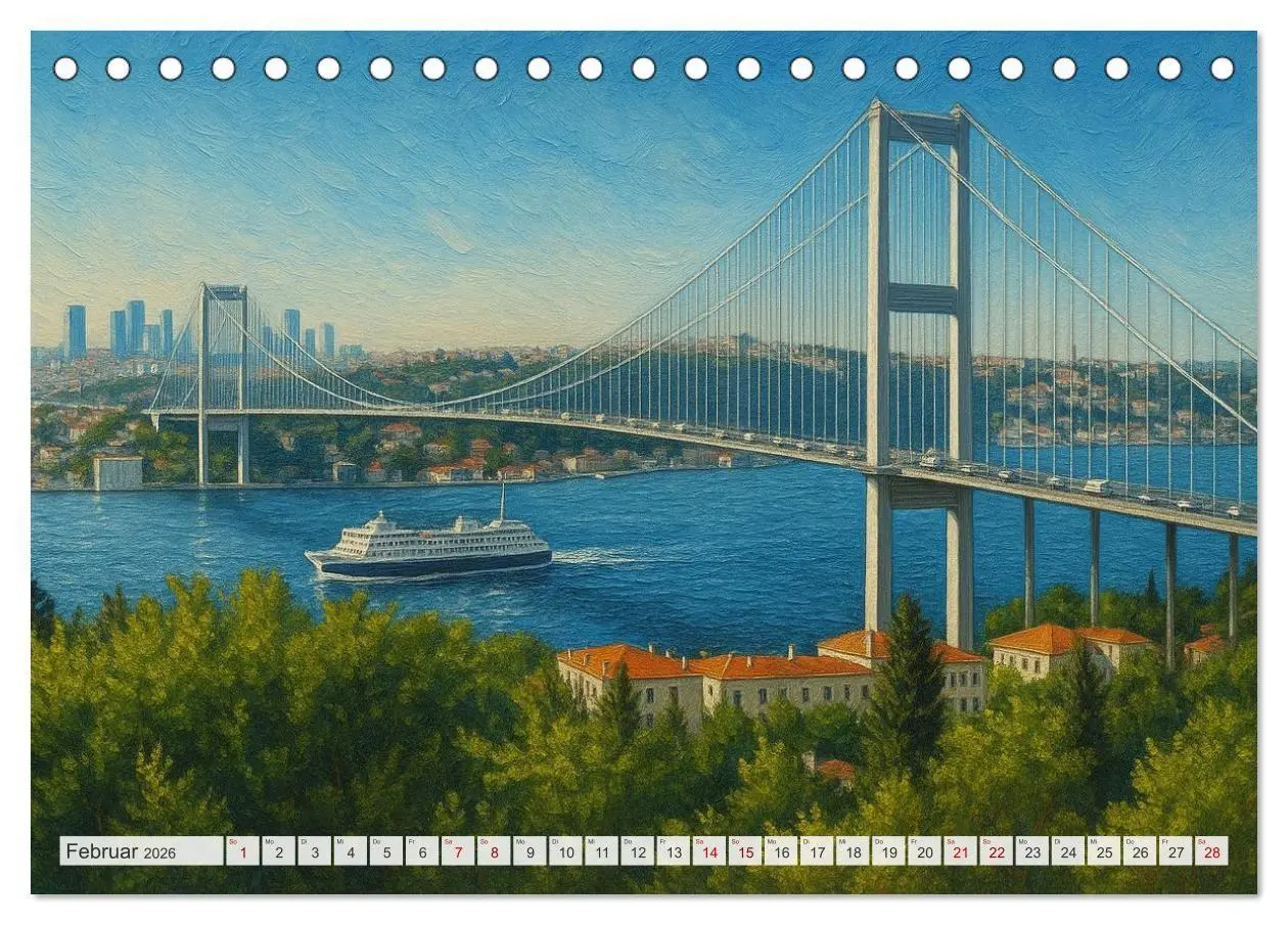 Bild: 9783516728149 | Sehenswertes in Istanbul - Die Sprache der Farben (Tischkalender...