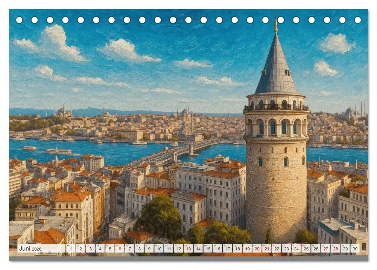 Bild: 9783516728149 | Sehenswertes in Istanbul - Die Sprache der Farben (Tischkalender...