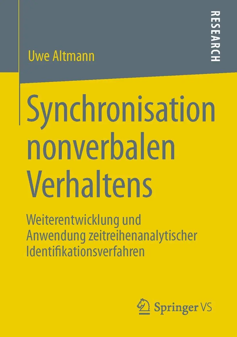 Cover: 9783531198149 | Synchronisation nonverbalen Verhaltens | Uwe Altmann | Taschenbuch