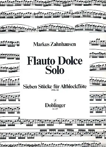 Flauto dolce solo