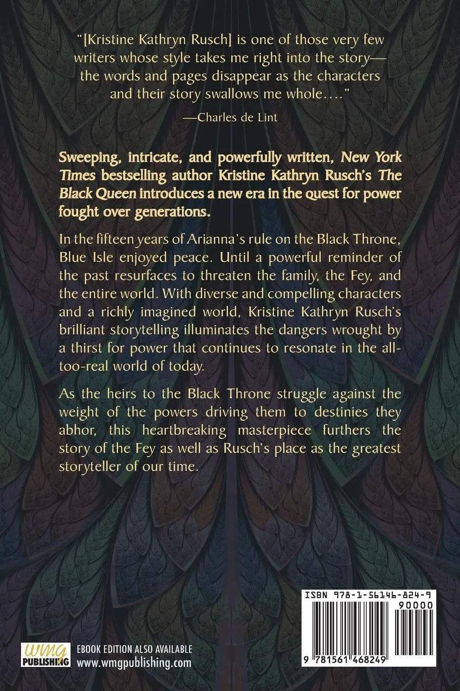 Rückseite: 9781561468249 | The Black Queen | Book One of The Black Throne | Rusch | Taschenbuch