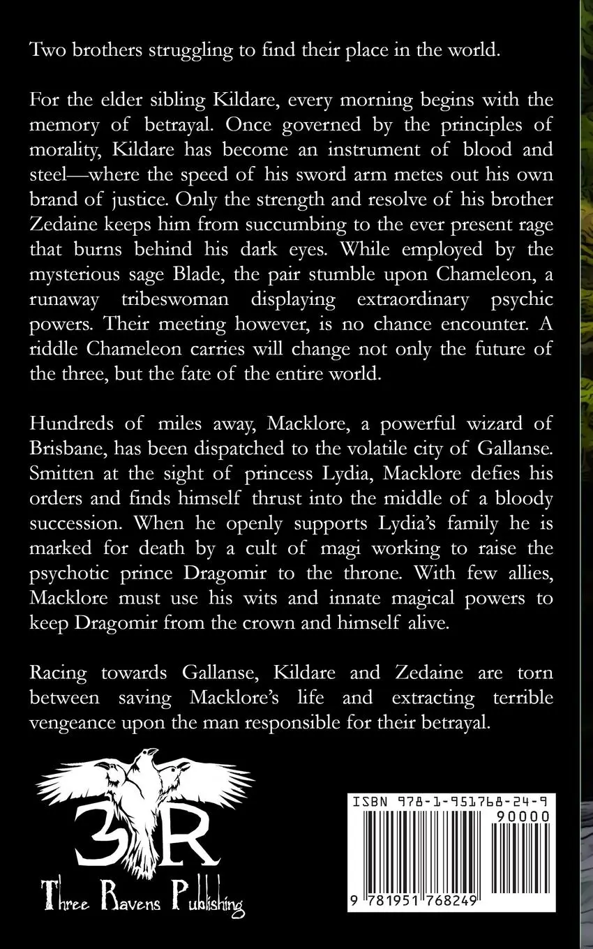 Rückseite: 9781951768249 | The Raven And The Crow | Dark Storm Rising | Michael K. Falciani