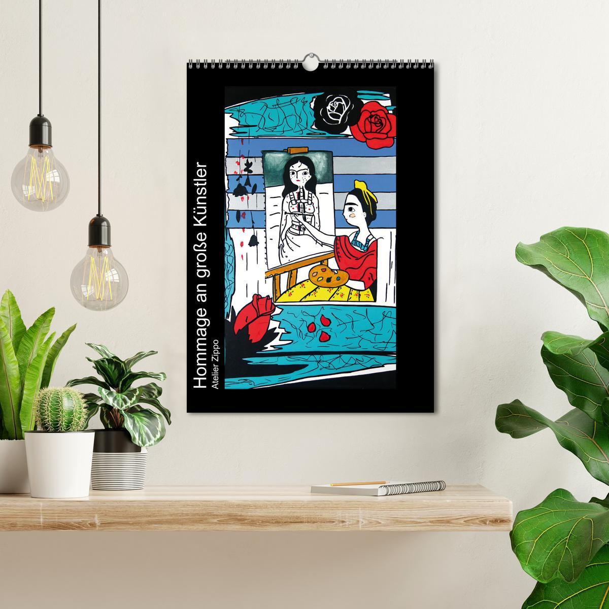 Bild: 9783435918249 | Hommage an große Künstler (Wandkalender 2025 DIN A3 hoch), CALVENDO...