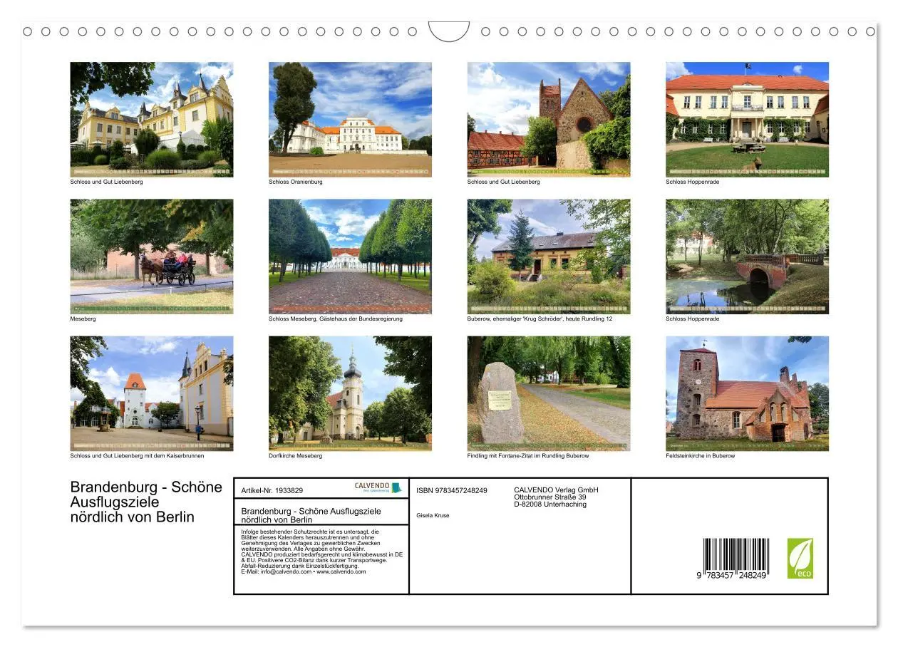 Bild: 9783457248249 | Brandenburg - Schöne Ausflugsziele nördlich von Berlin...