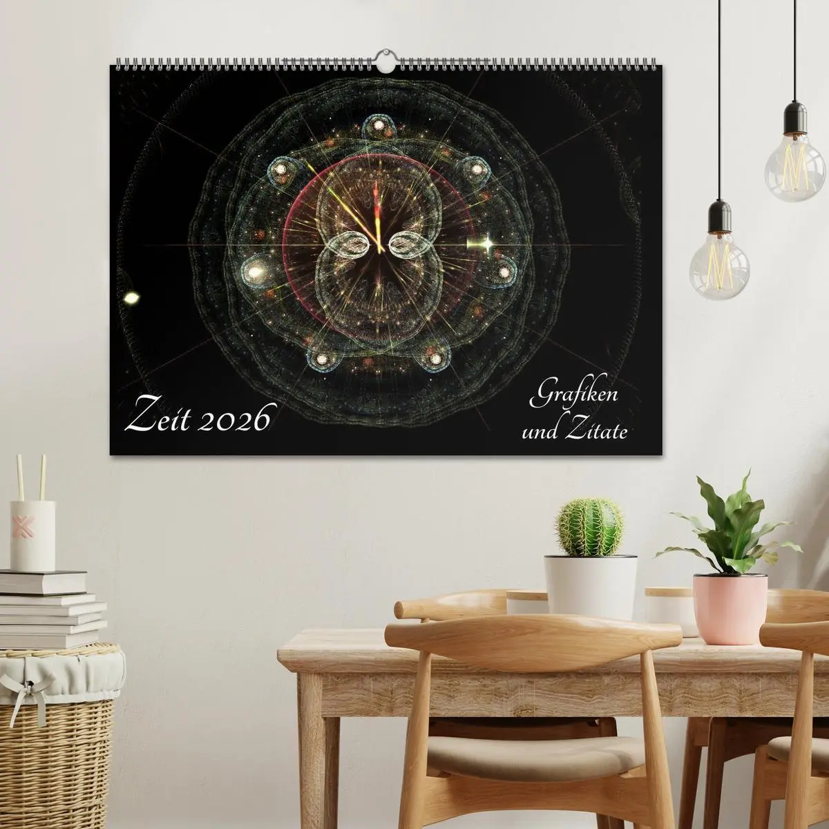 Bild: 9783516028249 | Zeit 2026 - Grafiken und Zitate (Wandkalender 2026 DIN A2 quer),...