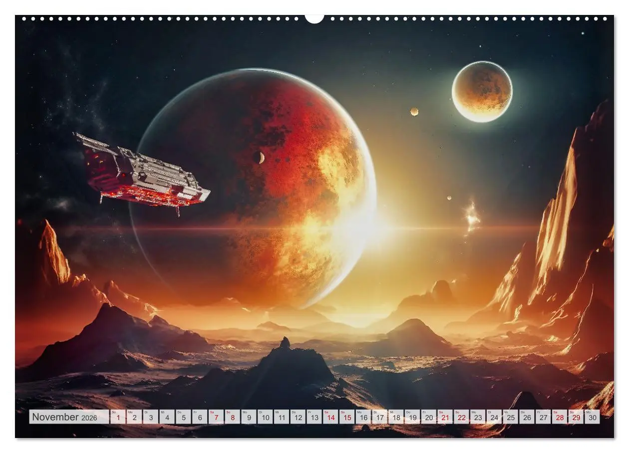 Bild: 9783457478349 | Extraterrestrisch - Auf fremden Planeten (Wandkalender 2026 DIN A2...