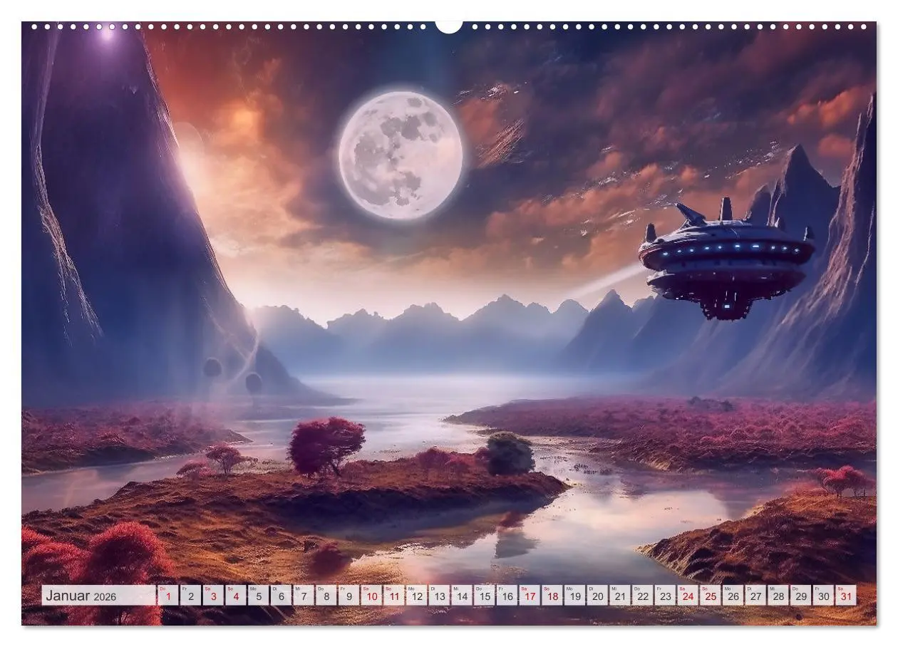 Bild: 9783457478349 | Extraterrestrisch - Auf fremden Planeten (Wandkalender 2026 DIN A2...