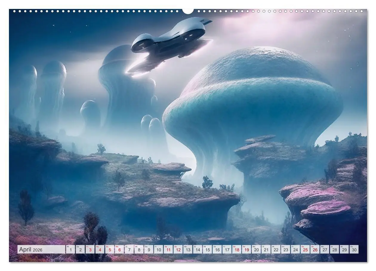 Bild: 9783457478349 | Extraterrestrisch - Auf fremden Planeten (Wandkalender 2026 DIN A2...