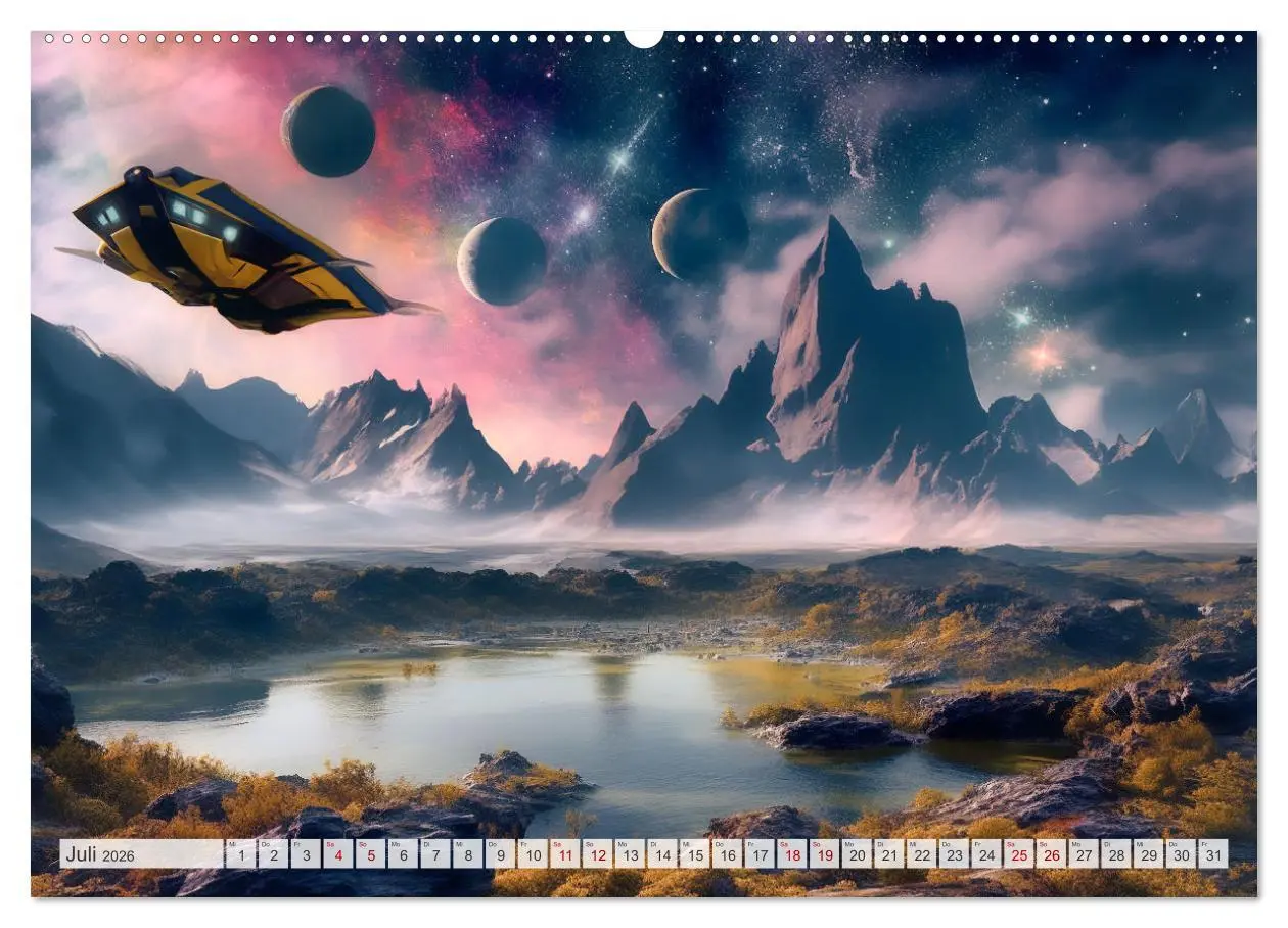 Bild: 9783457478349 | Extraterrestrisch - Auf fremden Planeten (Wandkalender 2026 DIN A2...