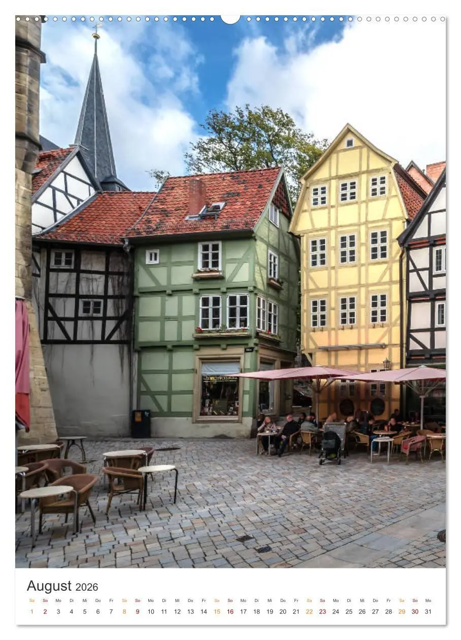 Bild: 9783516328349 | Altstadt Quedlinburg (hochwertiger Premium Wandkalender 2026 DIN A2...