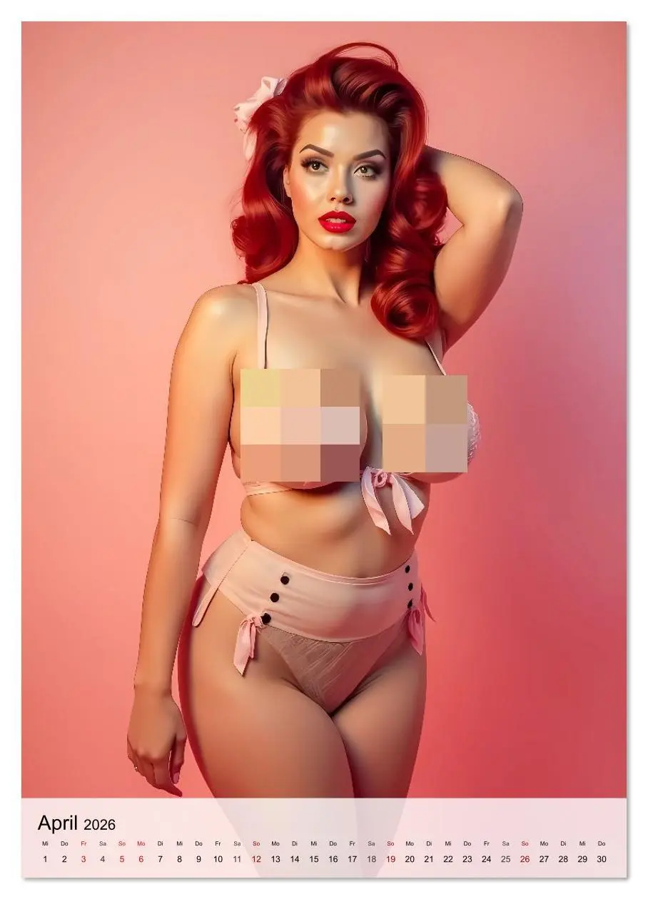 Bild: 9783516638349 | Pin-up Girls - Die sündigen Fifties (Wandkalender 2026 DIN A3...