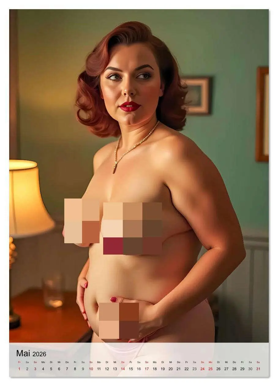 Bild: 9783516638349 | Pin-up Girls - Die sündigen Fifties (Wandkalender 2026 DIN A3...