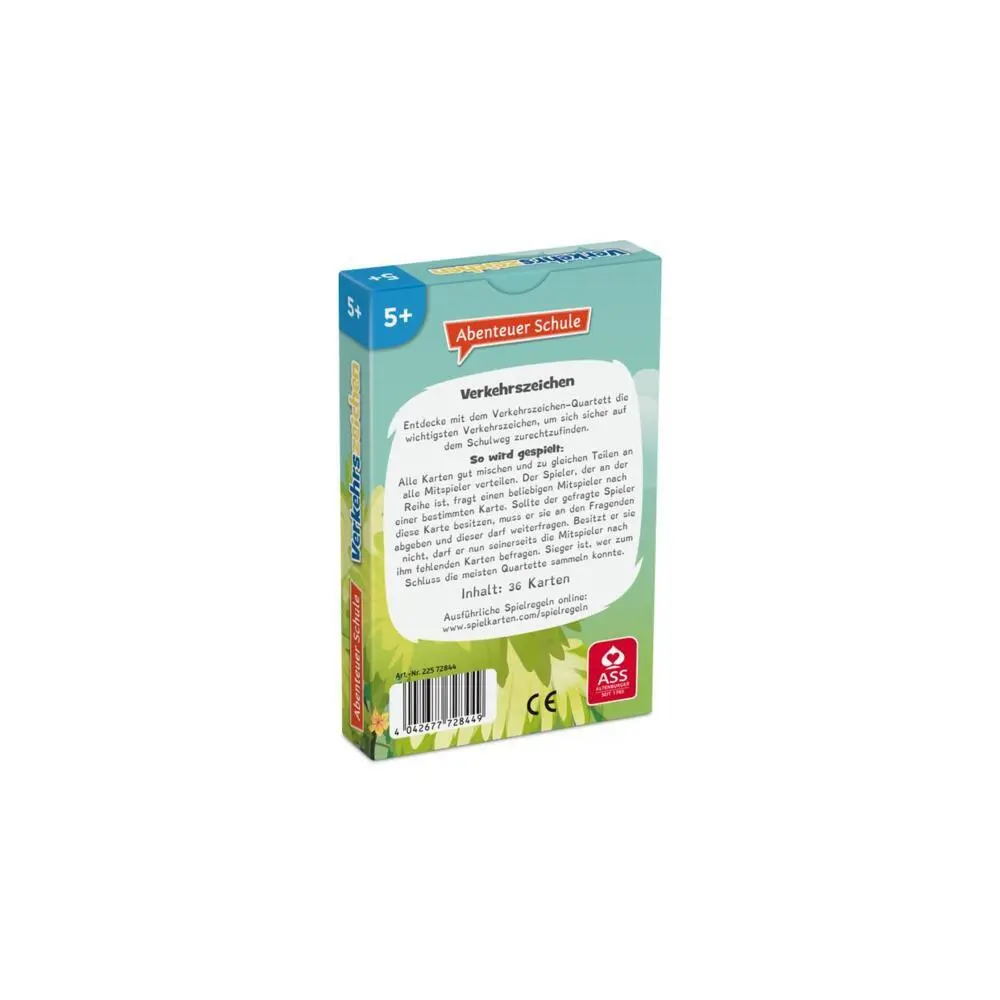 Bild: 4042677728449 | Abenteuer Schule - Verkehrszeichen | Spielkartenfabrik Altenburg GmbH