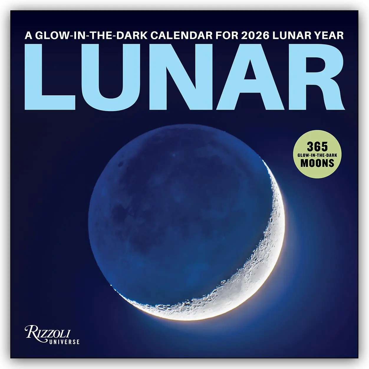 Cover: 9780789348449 | Lunar - Mond 2026 - Wandkalender | Universe Publishing | Kalender