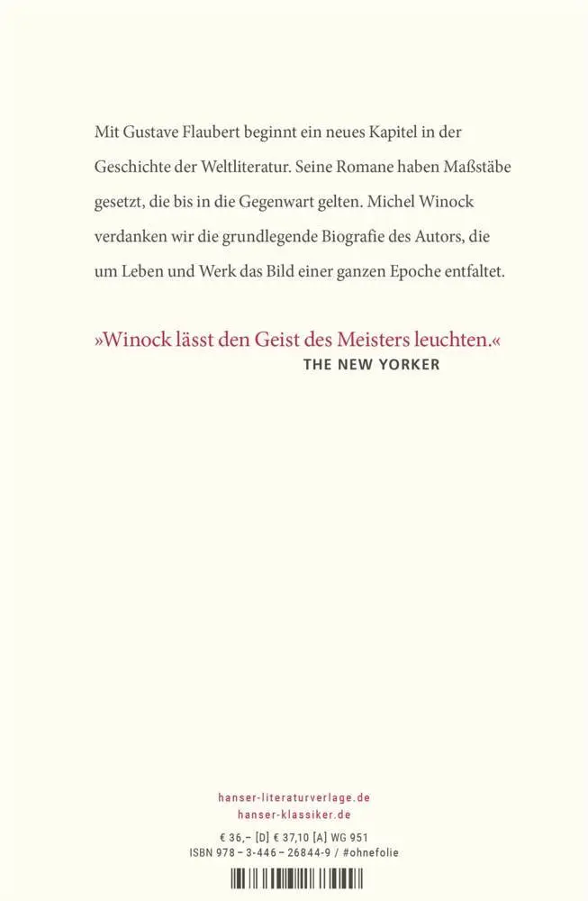 Bild: 9783446268449 | Flaubert | Biografie | Michel Winock | Buch | 656 S. | Deutsch | 2021