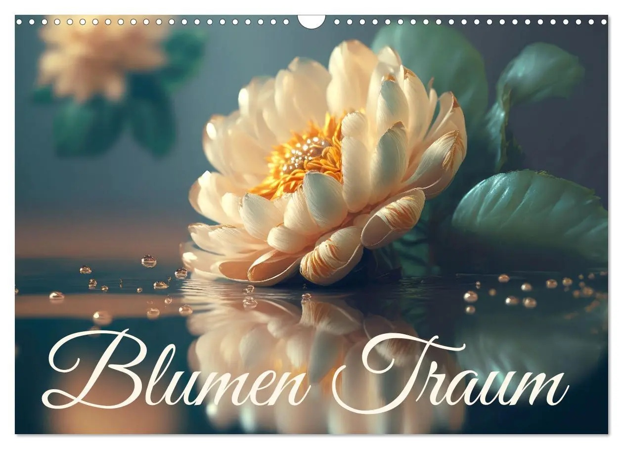 Cover: 9783457538449 | Blumen Traum (Wandkalender 2026 DIN A3 quer), CALVENDO Monatskalender