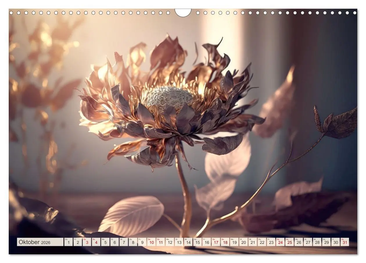 Bild: 9783457538449 | Blumen Traum (Wandkalender 2026 DIN A3 quer), CALVENDO Monatskalender